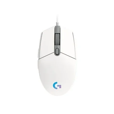Logitech G203 Lightsync Gaming Mouse - White